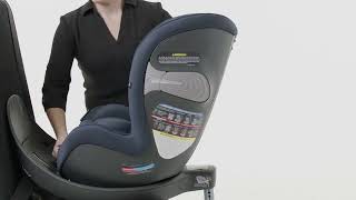 CYBEX USA  Sirona S  RearFacing Installation with Seat Belt [upl. by Nisse]