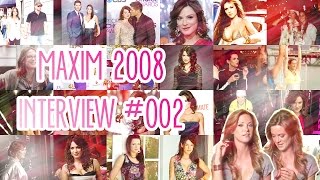 Danneel Ackles Harris Maxim 2008 Interview [upl. by Urbas]