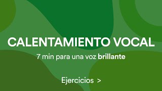 MEJOR Calentamiento Vocal en 7 minutos  6 Vocalizaciones MUY efectivas [upl. by Arihay]