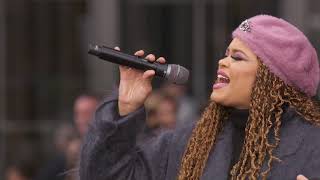 Andra Day Performs “Rise Up” Live at Hudson Yards [upl. by Murvyn]