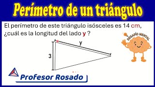 Cálculo del valor de quotYquot en el perímetro de un triángulo [upl. by Annaerda]