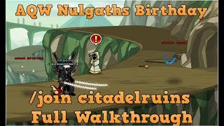 AQW join citadelruins Full Walkthrough  Polish Quests [upl. by Chee]