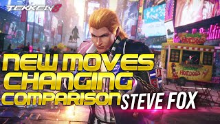 Tekken 8 Steve Fox New Moves And Changings [upl. by Cyb]