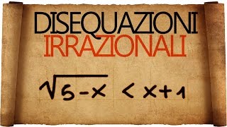 Disequazioni Irrazionali [upl. by Ri481]