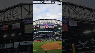 Globe Life Field Roof Open 42324 [upl. by Allecnirp]