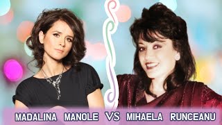 Mihaela Runceanu VS Mădălina Manole  cea mai bună muzică ușoară românească [upl. by Sonitnatsnok]