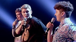 James James and Curtis performance  The Frays How To Save A Life  The X Factor UK 2012 [upl. by Cleodell517]