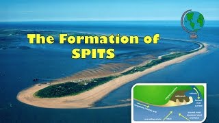 How Coastal Spits are formed  labelled diagram and explanation [upl. by Nosam995]