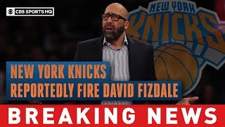 New York Knicks reportedly fire David Fizdale after 418 start to 201920 season  CBS Sports HQ [upl. by Herod]