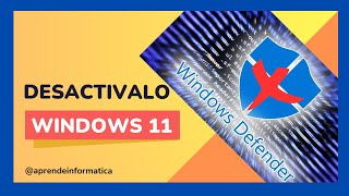 🟡Como DESACTIVAR WINDOWS DEFENDER en WINDOWS 11 ✅ Nuevo método [upl. by Lowenstein594]