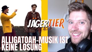 AMERICAN REACTS to ALLIGATOAH  Musik ist keine Lösung OFFICIAL VIDEO  HITBOX [upl. by Emmalyn]