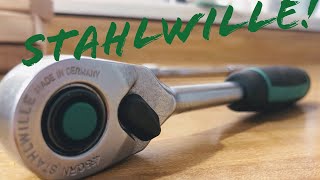 Stahlwille ratchet review  the German Snap On [upl. by Adigirb]