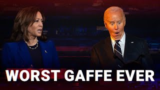 Kamala Harris abandons ‘creepy’ Joe Biden after worst gaffe ever [upl. by Nonek]