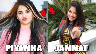 Piyanka mongia vs Jannat zubair Latest tiktok videos Compilation by TokClub tokclub [upl. by Kohl526]