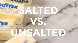 Salted vs Unsalted Butter  Baking Tips [upl. by Adnale]