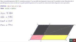 Geometria  Teoremi di equivalenza  Area del parallelogramma  Biennio [upl. by Wendall218]