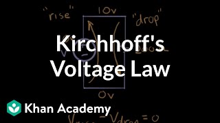 Kirchhoffs voltage law  Circuit analysis  Electrical engineering  Khan Academy [upl. by Bergstein200]