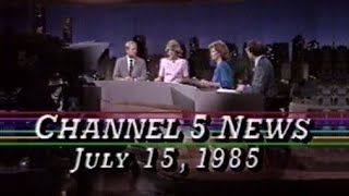 WMAQ Channel 5  News at 10pm Complete Broadcast 7151985 📺 [upl. by Otsuaf]