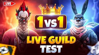 FREE FIRE LIVE GUILD TESTING  FF LIVE  FF LIVE GUILD TEST freefirelive totalgaming [upl. by Wilt]