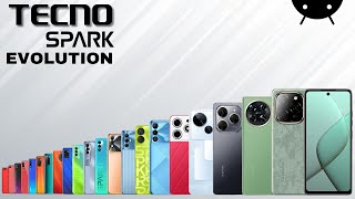 Evolution of Tecno spark  History of Tecno [upl. by Brunn48]