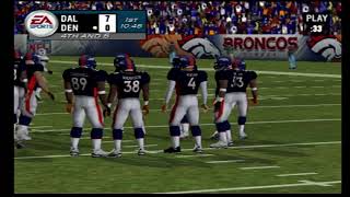 Madden 2004 Broncos vs Cowboys [upl. by Adnawal456]