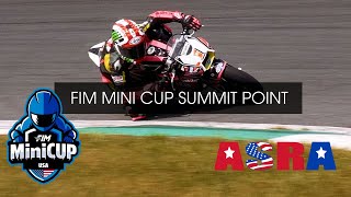 FIM MINI CUP at Summit Point with ASRA  Saturday Races 190 Ohvale 160 Ohvale  110cc  and 50cc [upl. by Stronski662]