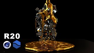 Cinema 4D Realflow Tutorial  Create Melt amp Liquid Animation [upl. by Elocal64]