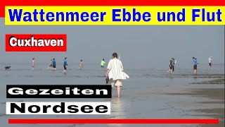 Wattenmeer Ebbe und Flut  Gezeiten Nordsee Ebbe und Flut [upl. by Skelly]