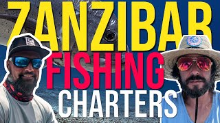 Deep Sea Fishing Zanzibar Yellowfin Tuna GT Wahoo MahiMahi [upl. by Odidnac]