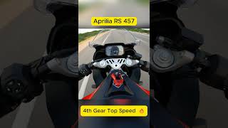 quot🏍️💨Aprilia RS457 hits insane top speed Ready for the thrill Aprilia TopSpeed MotorcycleMadness [upl. by Nyliuqcaj990]