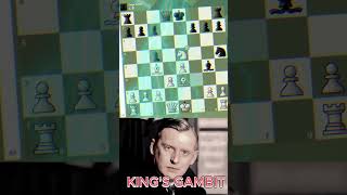 Alekhine s Kings Gambit Trap with 100 accuracy chess tactics shorts fyp [upl. by Keeryt]