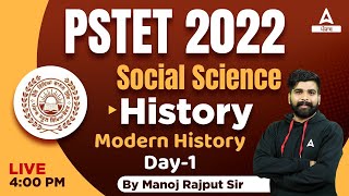 Modern History 1  History Classes For Punjab PSTET 2022  By Manoj Sir [upl. by Ahsi]