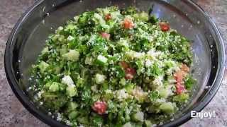 tabouleh salad  سالاد تبولی [upl. by Crowley]