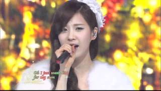 SuzyampSeohyunampHyorin  All I want for christmas is you SBS Inkigayo 인기가요 20111225 [upl. by Akcira]