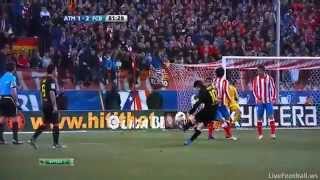 Lionel Messi Amazing Freekick Goal Vs Atletico Madrid 21 [upl. by Ainahtan137]