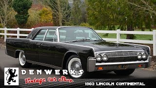 1963 Lincoln Continental  DENWERKS [upl. by Ojok]