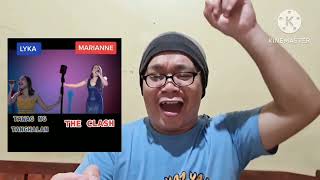 Lyka Estrella vs Mariane Osabel Singing I Believe Reaction [upl. by Lucinda70]