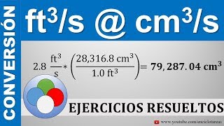 Convertir de ft3s a cm3s [upl. by Brook508]