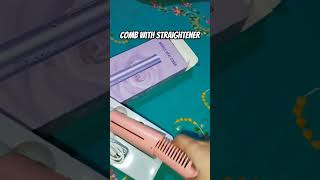 Mini Straightener With Comb youtubeshorts viralvideo amazon trending bhopal shorts mini [upl. by Nahtanoy]