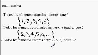 formas de representar conjuntos [upl. by Mairb]