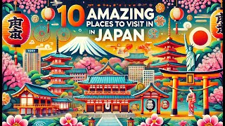 10 AMAZING Places to Visit in Japan [upl. by Allekram]