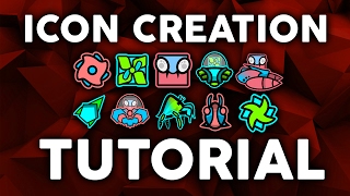 Geometry Dash MAKE YOUR OWN ICONS Tutorial [upl. by Hepsibah]