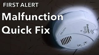 My Smoke Detector Goes Off Randomly For No Reason How to Fix First Alert Remote Malfunction [upl. by Trebron647]