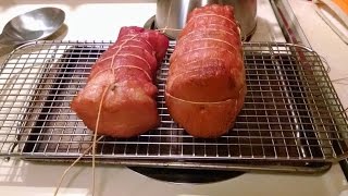 Making Canadian Bacon with the brine method [upl. by Moitoso]