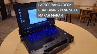 REVIEW LAPTOP SECOND 3 JUTAAN TAHAN BANTING DELL LATITUDE 7414 RUGGED [upl. by Enobe]