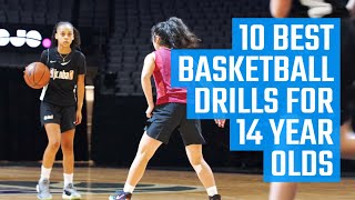 10 Best Basketball Drills for 14 Year Olds  Fun Youth Basketball Drills by MOJO [upl. by Dahij]