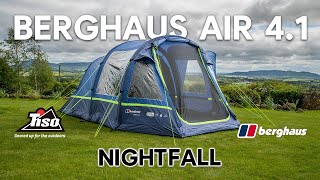 BERGHAUS AIR 41 NIGHTFALL  BEST INFLATABLE TENT FOR 2022 Tiso UK [upl. by Allicirp]