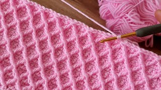 The Greatest VERY EASY Baby Blanket for Beginners Crochet knitting pattern [upl. by Astrix]