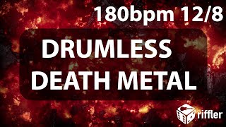 No drums Death Metal Backing Track 180bpm 128 Time [upl. by Lecram]