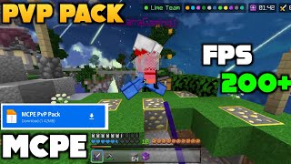 Best Mcpe PvP pack 119   Fps boost  Mcpe pvp pack texture pack [upl. by Elletnahc]